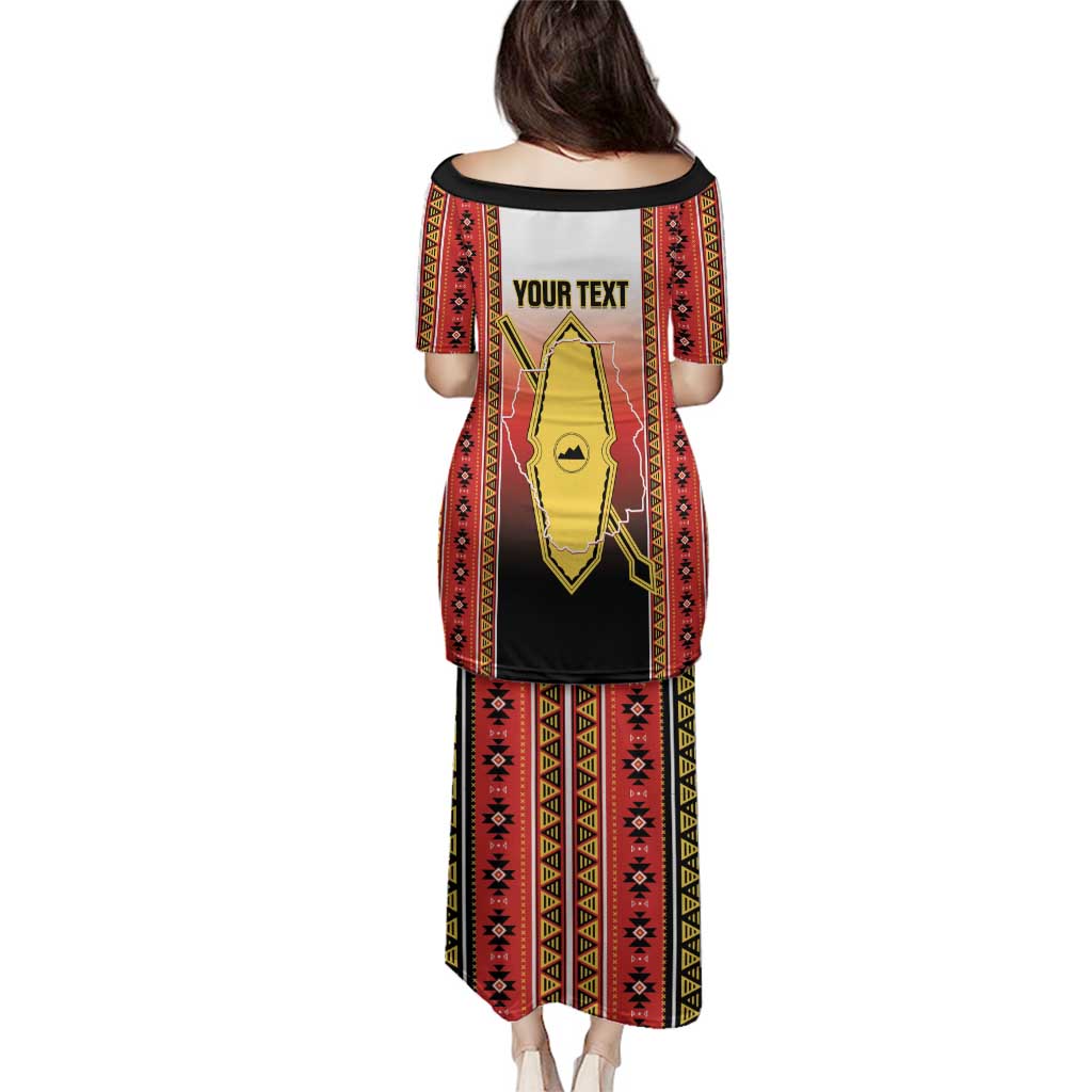 Personalised Bukidnon Philippines Family Matching Puletasi and Hawaiian Shirt The Food Basket of Region X