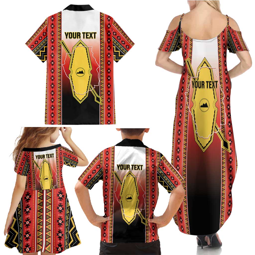 Personalised Bukidnon Philippines Family Matching Summer Maxi Dress and Hawaiian Shirt The Food Basket of Region X