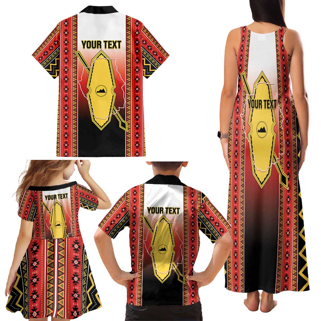 Personalised Bukidnon Philippines Family Matching Tank Maxi Dress and Hawaiian Shirt The Food Basket of Region X