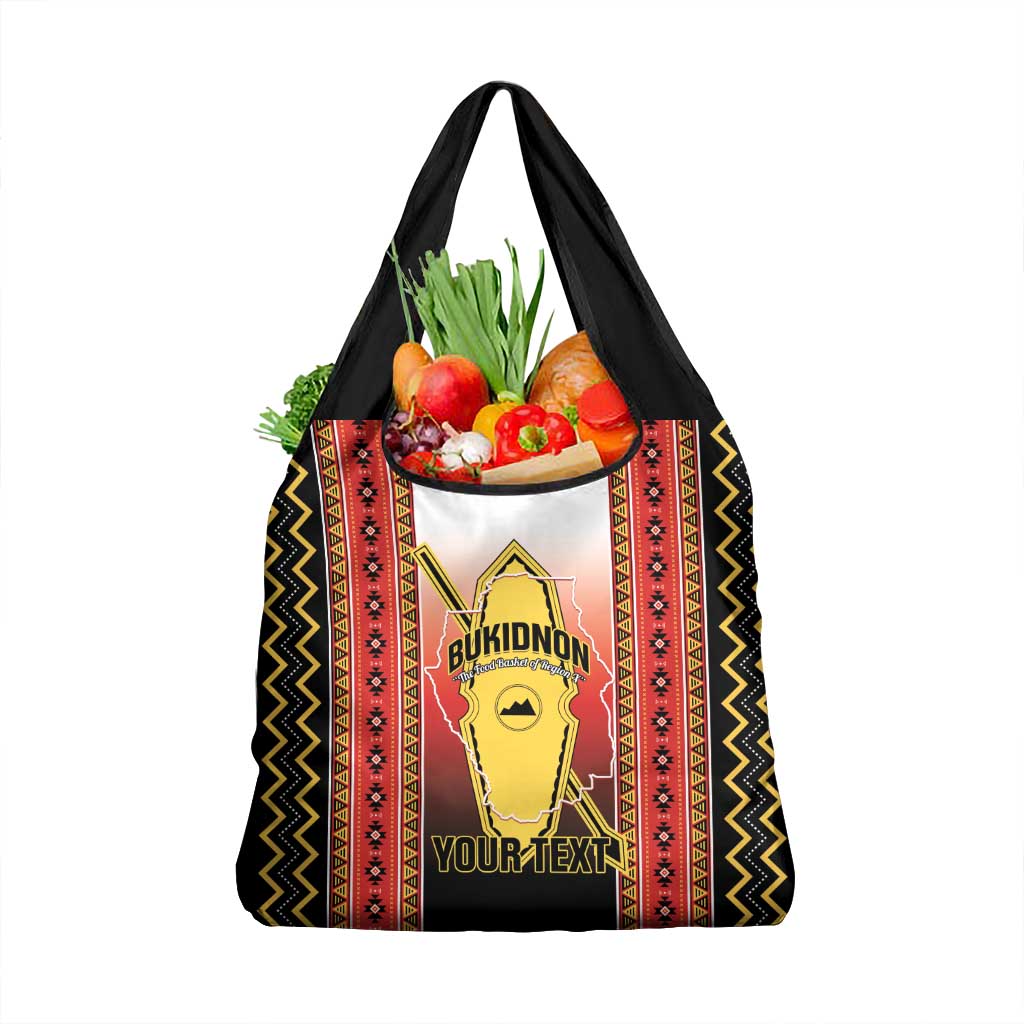 Personalised Bukidnon Philippines Grocery Bag The Food Basket of Region X