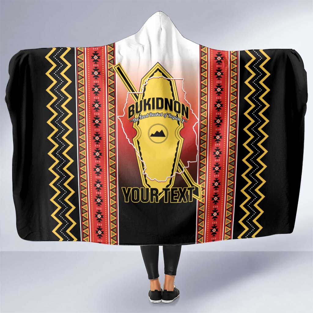 Personalised Bukidnon Philippines Hooded Blanket The Food Basket of Region X