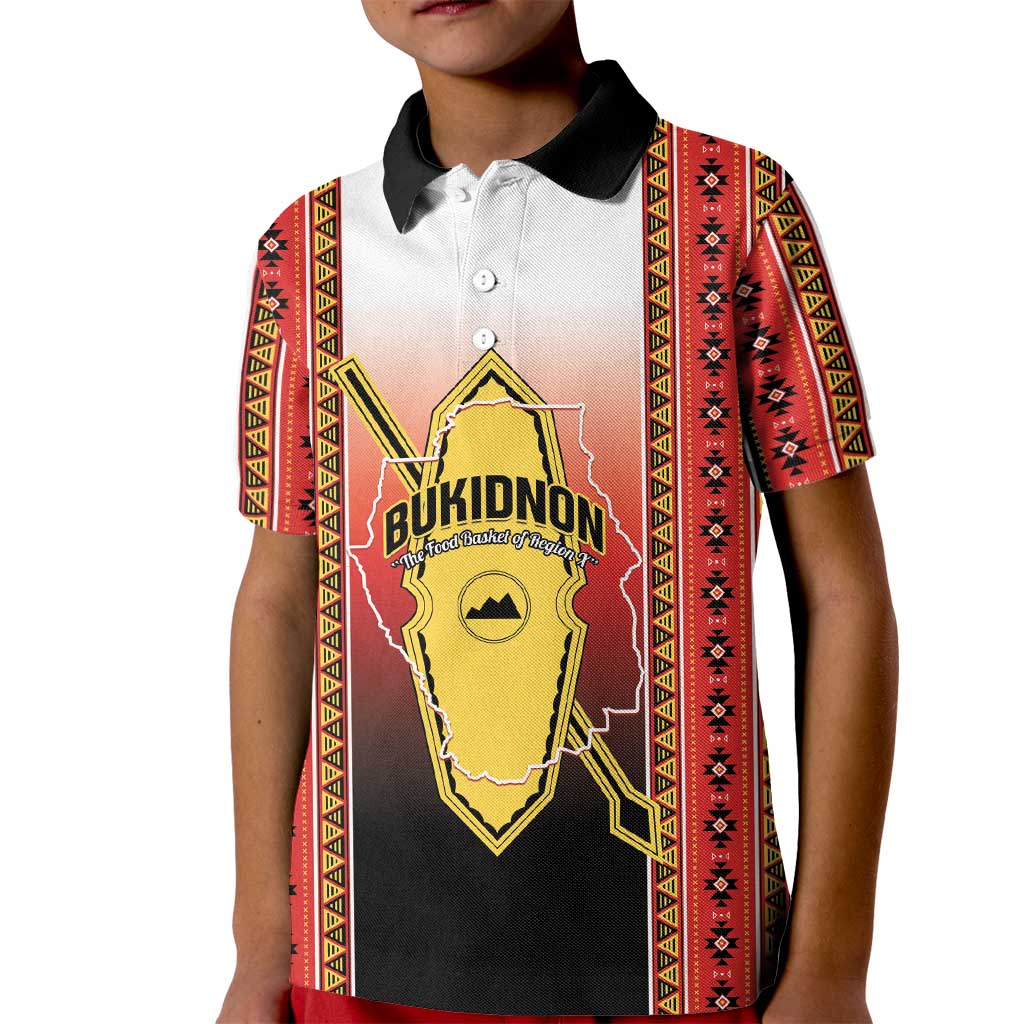 Personalised Bukidnon Philippines Kid Polo Shirt The Food Basket of Region X