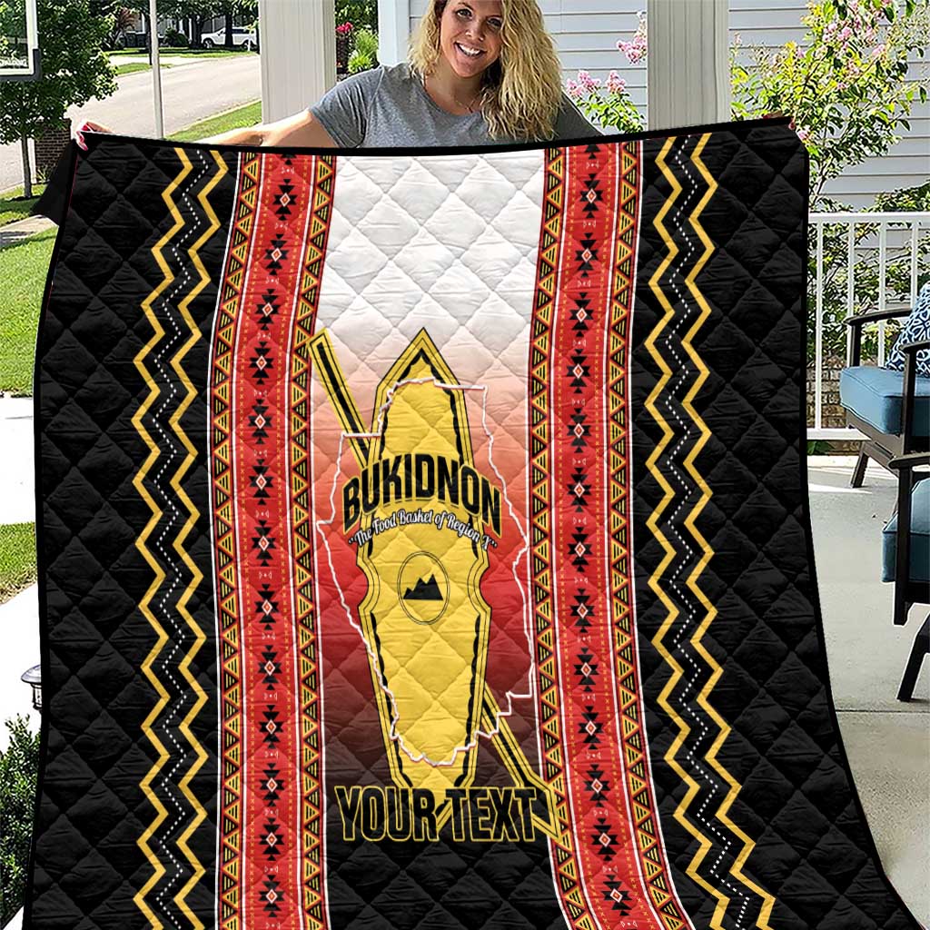 Personalised Bukidnon Philippines Quilt The Food Basket of Region X