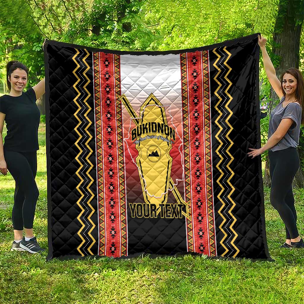 Personalised Bukidnon Philippines Quilt The Food Basket of Region X