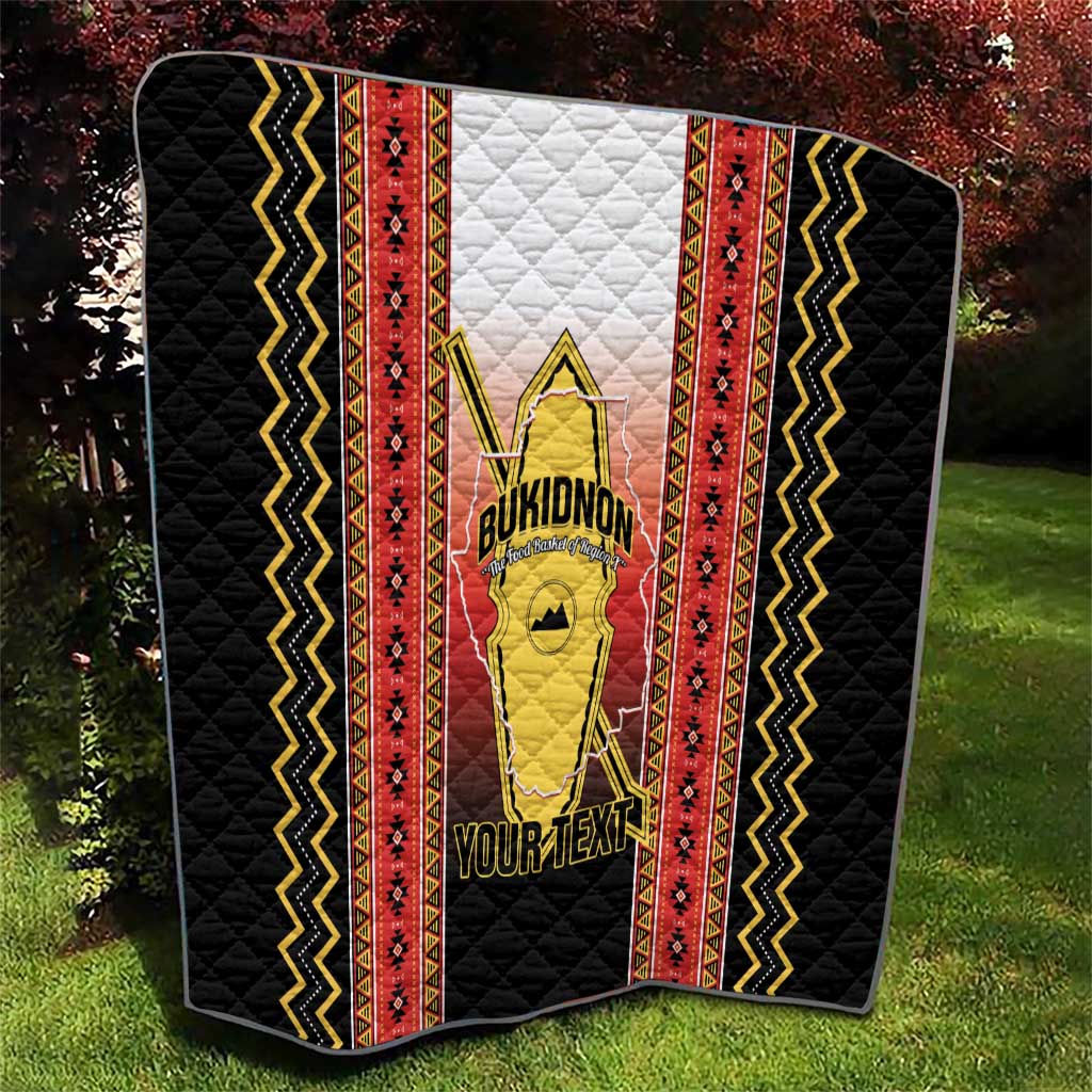 Personalised Bukidnon Philippines Quilt The Food Basket of Region X