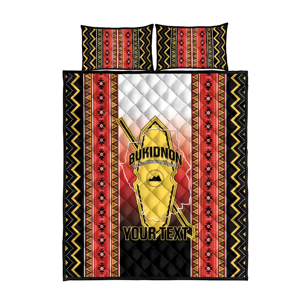 Personalised Bukidnon Philippines Quilt Bed Set The Food Basket of Region X