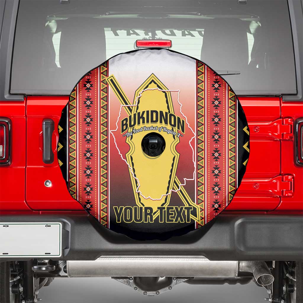 Personalised Bukidnon Philippines Spare Tire Cover The Food Basket of Region X