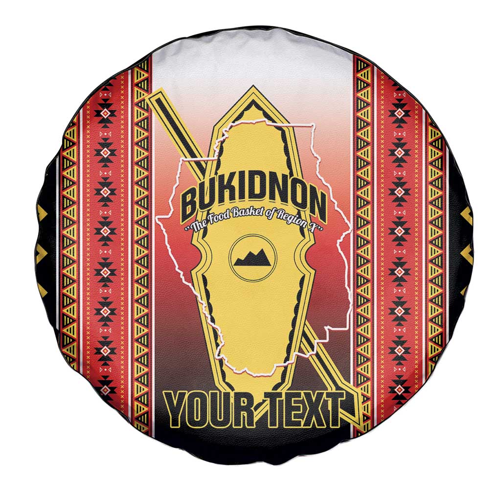 Personalised Bukidnon Philippines Spare Tire Cover The Food Basket of Region X
