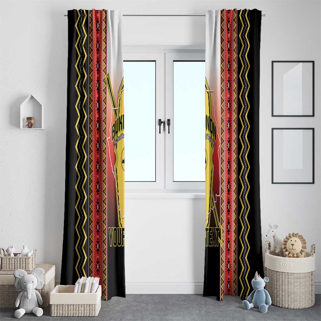 Personalised Bukidnon Philippines Window Curtain The Food Basket of Region X