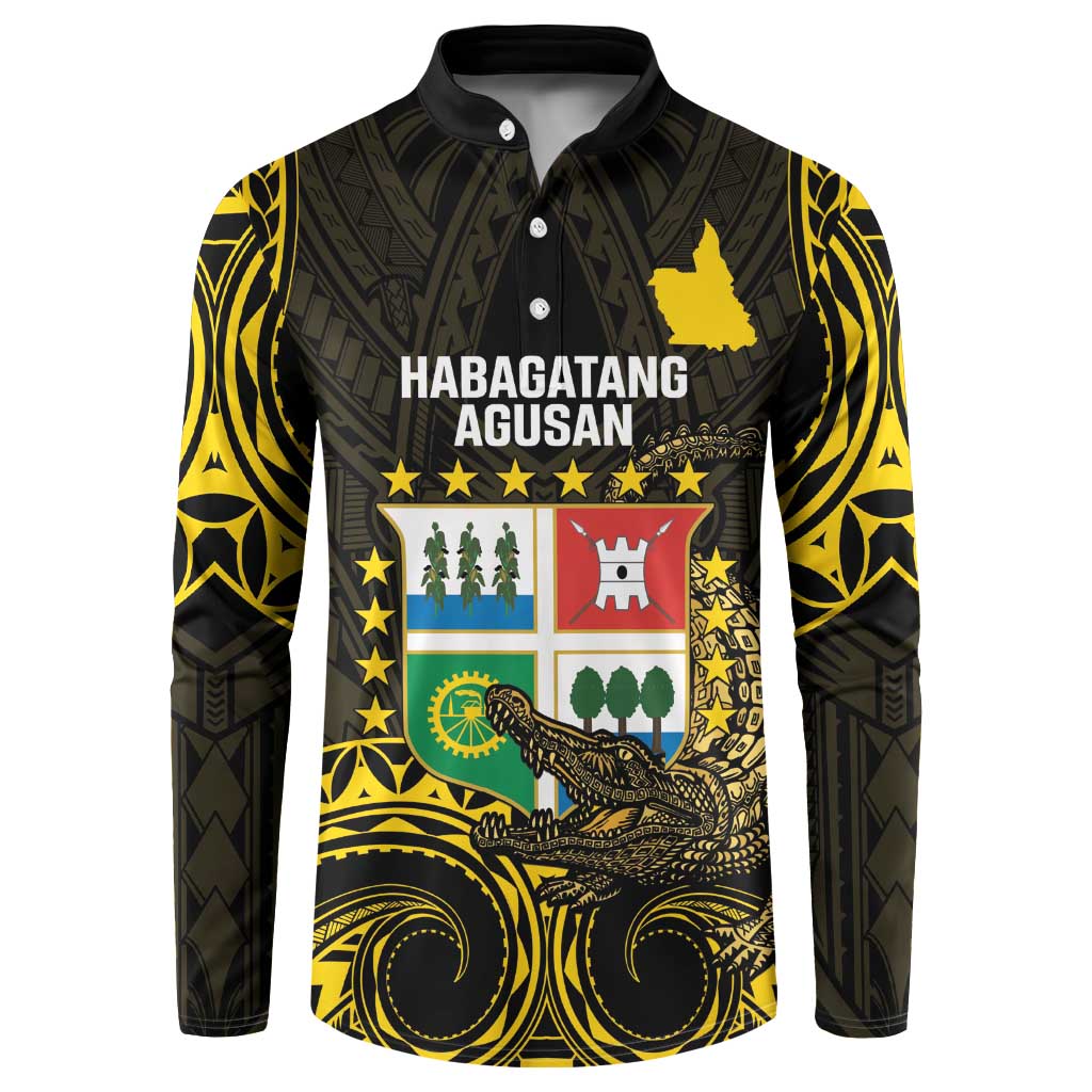 Agusan del Sur Philippines Button Sweatshirt Habagatang Agusan Lolong