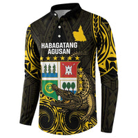 Agusan del Sur Philippines Button Sweatshirt Habagatang Agusan Lolong