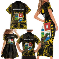Agusan del Sur Philippines Family Matching Short Sleeve Bodycon Dress and Hawaiian Shirt Habagatang Agusan Lolong
