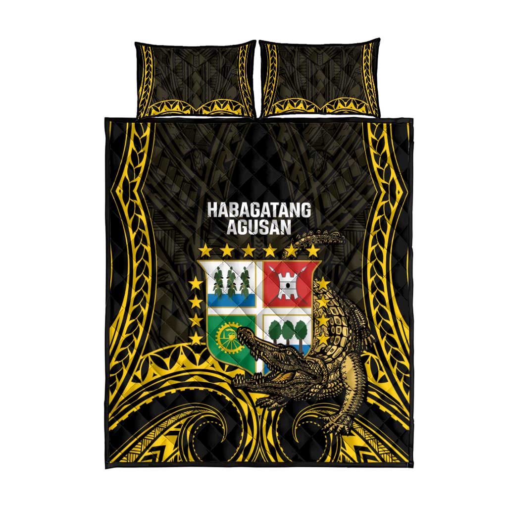 Agusan del Sur Philippines Quilt Bed Set Habagatang Agusan Lolong