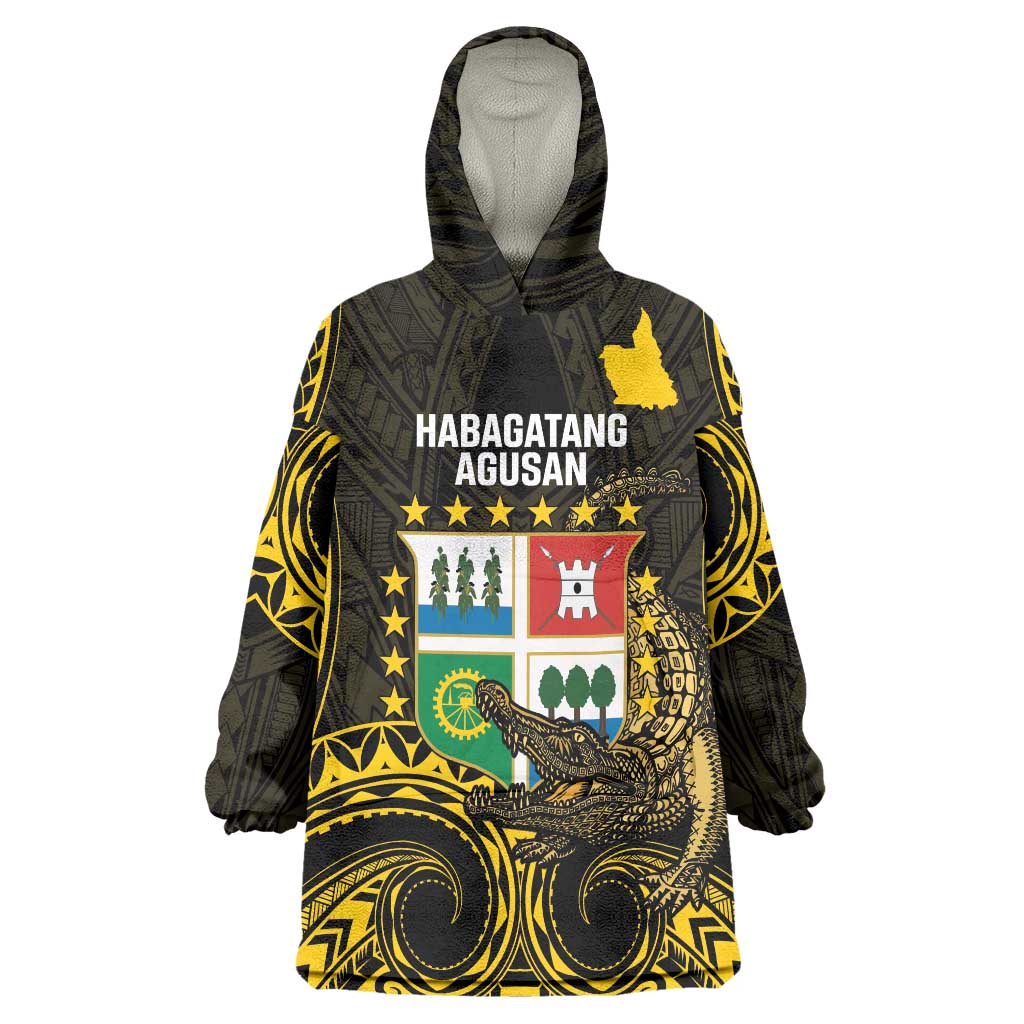 Agusan del Sur Philippines Wearable Blanket Hoodie Habagatang Agusan Lolong