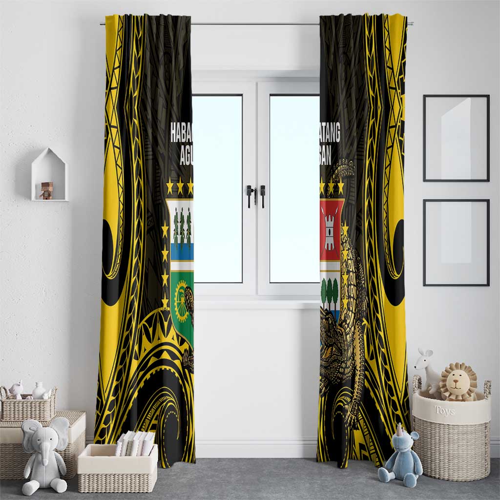Agusan del Sur Philippines Window Curtain Habagatang Agusan Lolong