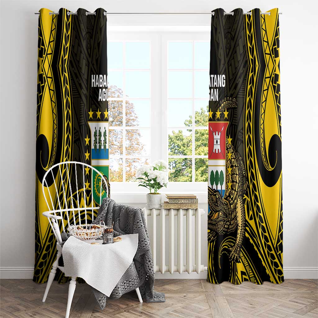 Agusan del Sur Philippines Window Curtain Habagatang Agusan Lolong