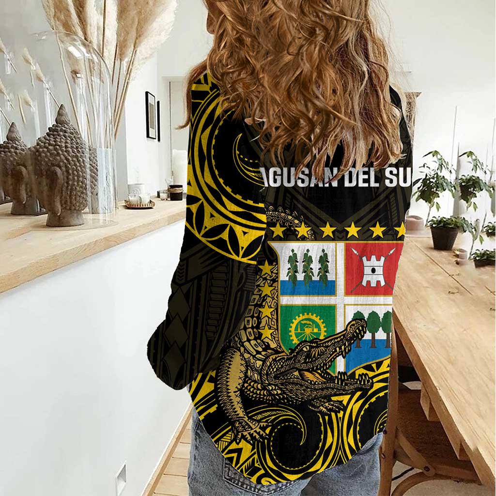 Agusan del Sur Philippines Women Casual Shirt Habagatang Agusan Lolong