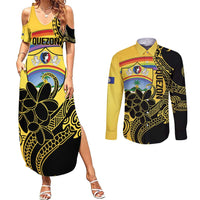 Quezon Province Couples Matching Summer Maxi Dress and Long Sleeve Button Shirt Cocolandia Philippines Turtle