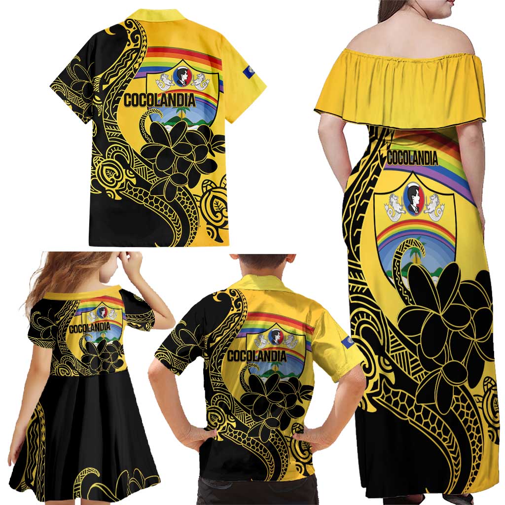 Quezon Province Family Matching Off Shoulder Maxi Dress and Hawaiian Shirt Cocolandia Philippines Turtle