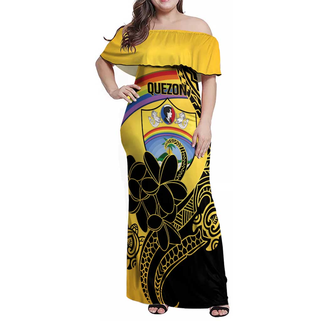 Quezon Province Family Matching Off Shoulder Maxi Dress and Hawaiian Shirt Cocolandia Philippines Turtle