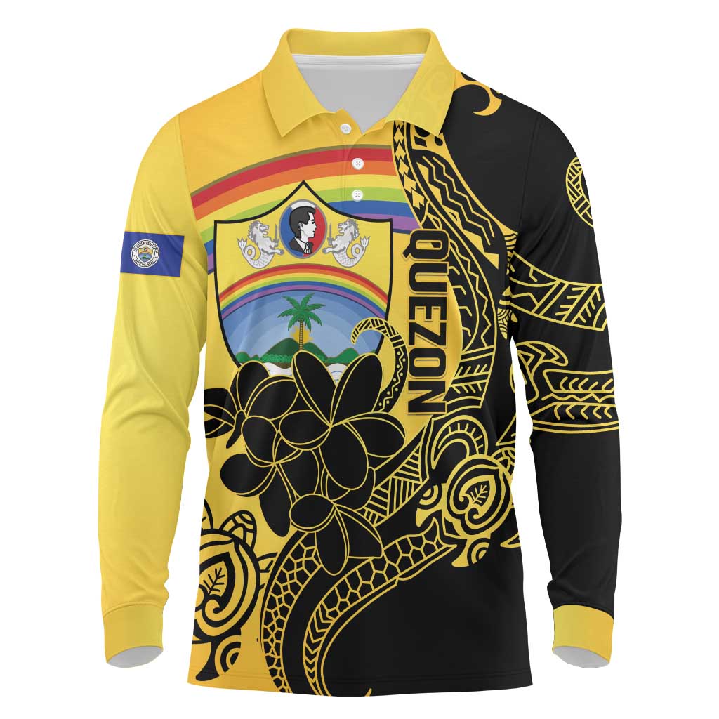 Quezon Province Long Sleeve Polo Shirt Cocolandia Philippines Turtle