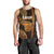 Polynesian Pride Hawaiian Islands Men Tank Top Lani Map Gold Kanaka With Kakau LT14 - Polynesian Pride