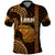 Custom Hawaiian Islands Polo Shirt Lani Map Gold Kanaka With Kakau LT14 Gold - Polynesian Pride