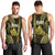 Polynesian Pride Hawaiian Islands Men Tank Top Oahu Map Yellow Kanaka With Kakau LT14 - Polynesian Pride