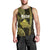 Personalised Hawaiian Islands Men Tank Top Oahu Map Yellow Kanaka With Kakau LT14 - Polynesian Pride