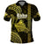 Custom Hawaiian Islands Polo Shirt Oahu Map Yellow Kanaka With Kakau LT14 Yellow - Polynesian Pride