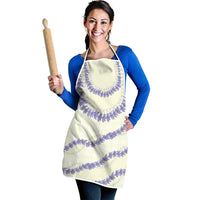 Hawaii Honohono Palaka Motifs Apron Hawaiian Orchid Lei LT14 - Polynesian Pride