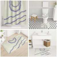 Hawaii Honohono Palaka Motifs Bathroom Set Hawaiian Orchid Lei LT14 - Polynesian Pride
