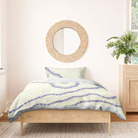 Hawaii Honohono Palaka Motifs Bedding Set Hawaiian Orchid Lei LT14 - Polynesian Pride