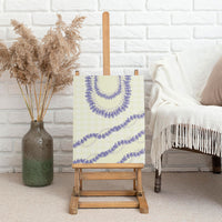 Hawaii Honohono Palaka Motifs Canvas Wall Art Hawaiian Orchid Lei LT14 - Polynesian Pride