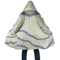 Hawaii Honohono Palaka Motifs Cloak Hawaiian Orchid Lei LT14 Unisex Cream - Polynesian Pride