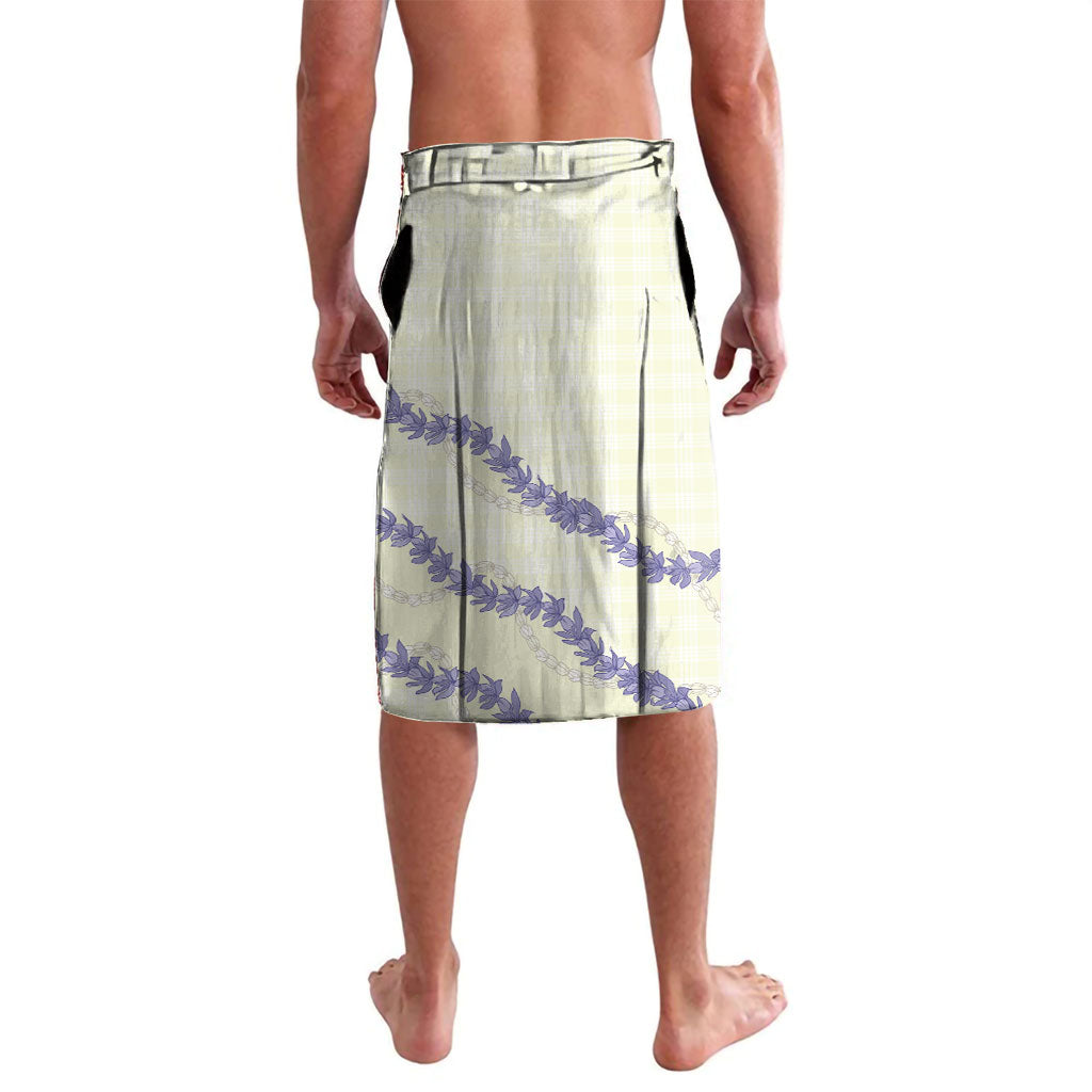 Hawaii Honohono Palaka Motifs Lavalava Hawaiian Orchid Lei