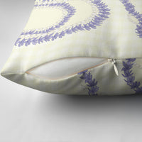 Hawaii Honohono Palaka Motifs Pillow Cover Hawaiian Orchid Lei LT14 - Polynesian Pride