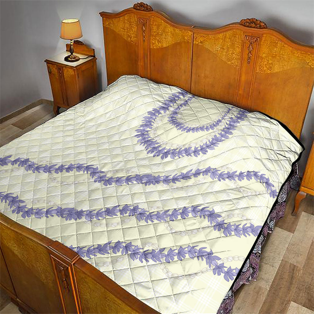 Hawaii Honohono Palaka Motifs Quilt Hawaiian Orchid Lei LT14 - Polynesian Pride