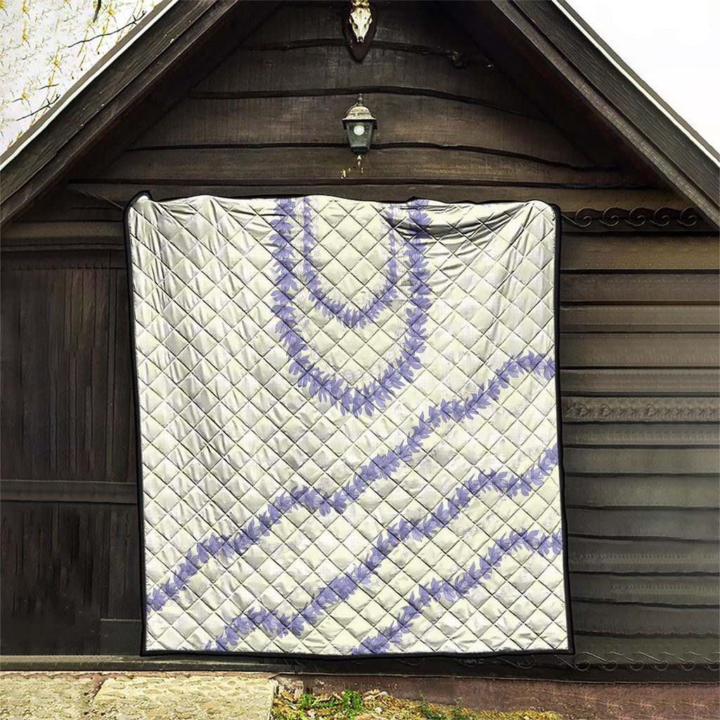 Hawaii Honohono Palaka Motifs Quilt Hawaiian Orchid Lei LT14 - Polynesian Pride