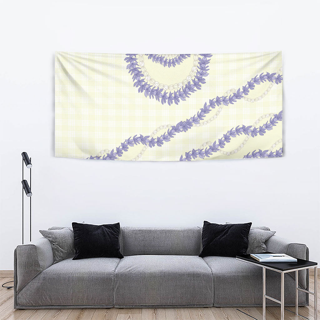 Hawaii Honohono Palaka Motifs Tapestry Hawaiian Orchid Lei LT14 - Polynesian Pride