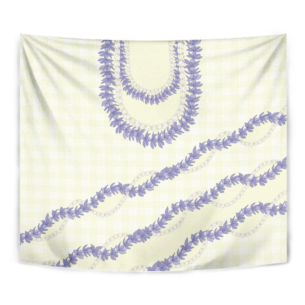 Hawaii Honohono Palaka Motifs Tapestry Hawaiian Orchid Lei LT14 - Polynesian Pride