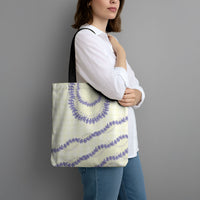 Hawaii Honohono Palaka Motifs Tote Bag Hawaiian Orchid Lei