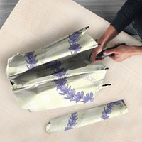 Hawaii Honohono Palaka Motifs Umbrella Hawaiian Orchid Lei LT14 - Polynesian Pride