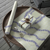 Hawaii Honohono Palaka Motifs Wrapping Paper Hawaiian Orchid Lei LT14 - Polynesian Pride