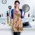 Beige Hawaii Hibiscus With Tropical Flowers Motifs Apron - Polynesian Pride