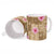 Beige Hawaii Hibiscus With Tropical Flowers Motifs Ceramic Mug - Polynesian Pride