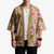 Beige Hawaii Hibiscus With Tropical Flowers Motifs Kimono - Polynesian Pride
