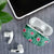 Cyan Hawaii Hibiscus With Tropical Flowers Motifs AirPods Case - Polynesian Pride