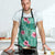 Cyan Hawaii Hibiscus With Tropical Flowers Motifs Apron - Polynesian Pride