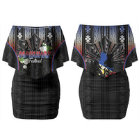 Mabuhay Philippines Festival Couples Matching Off Shoulder Short Dress and Long Sleeve Button Shirt Filipino Map Sampaguita Igorot Pattern LT14 - Polynesian Pride